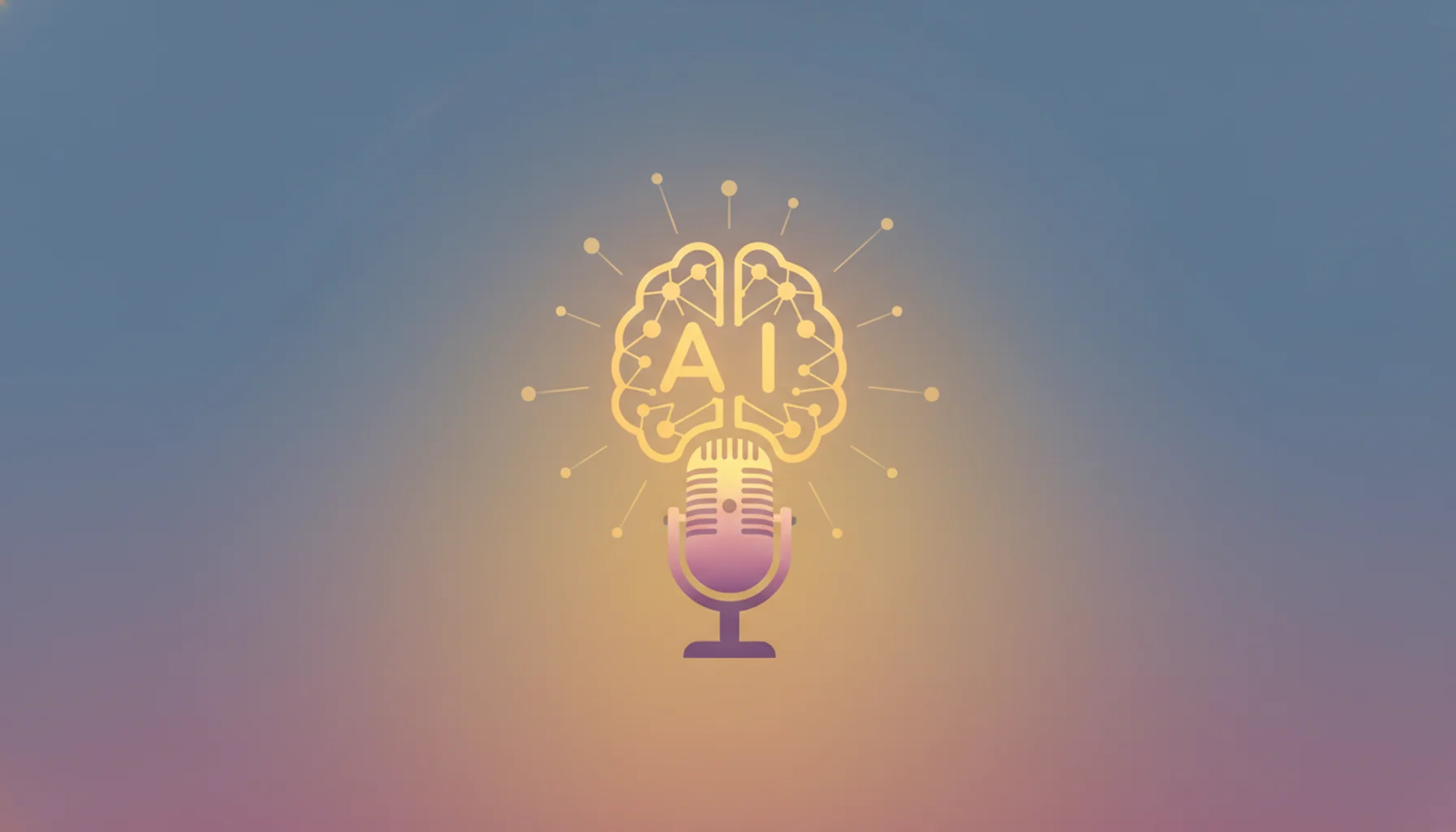 visualization of AI search visibility showing traditional media relations and modern technology concepts