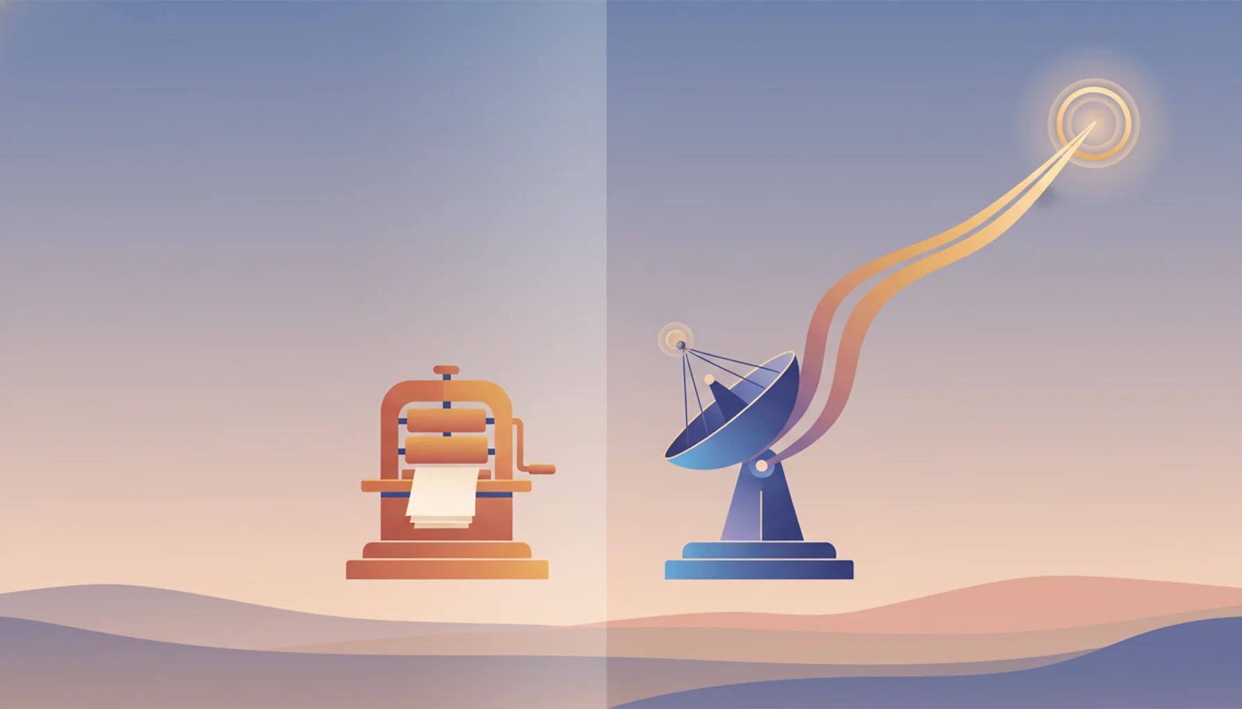 visualization of AI PR tool showing strategic insights and modern business concepts